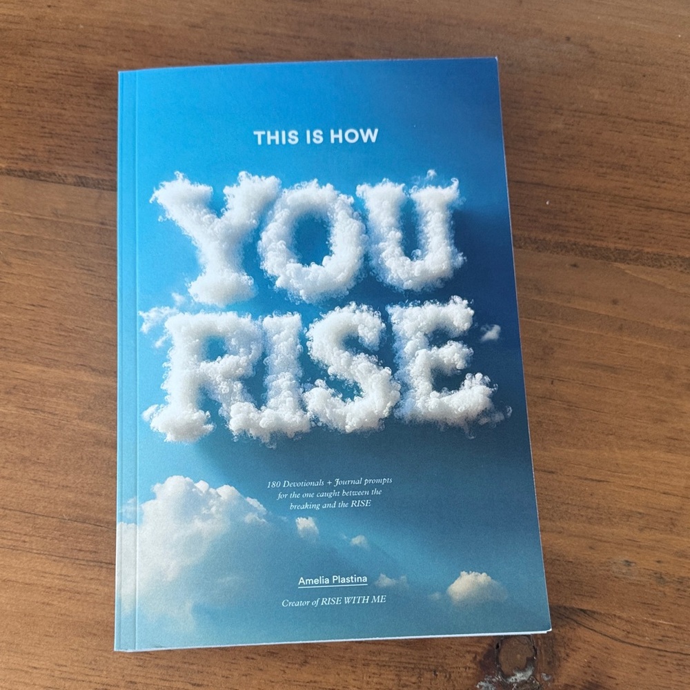 This Is How You Rise - Blue Inspirational Devotional Book